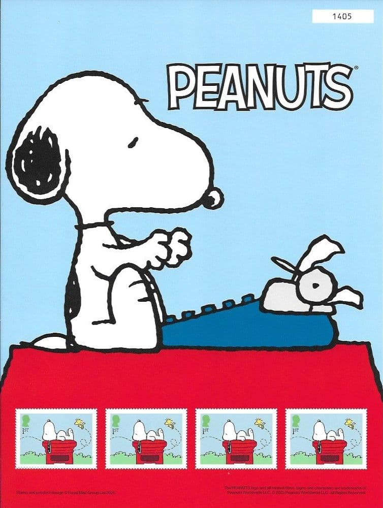 2025 Peanuts - Snoopy  Fan Sheet