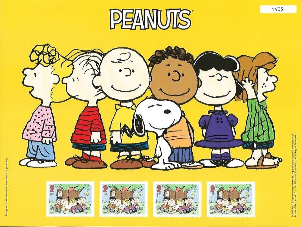 2025 Peanuts - The Gang  Fan Sheet