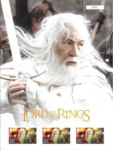 2026 Lord of the Rings - Gandalf - Fan Sheet