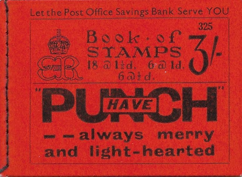 BC3 Edition 325 (1936) 3/- King Edward VIII Stamp Booklet