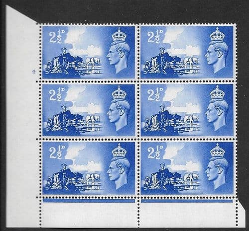 C2 QCom13 Cylinder 4 no dot Perf Type 6B E/P Unmounted Mint