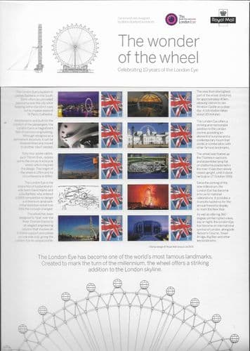 CS11 Tenth Anniversary of the London Eye (Royal Mail Commemorative Sheets)