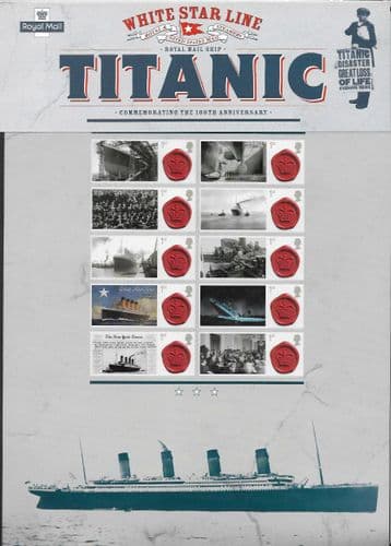 CS16 Centenary of the Sinking of the Titanic (Royal Mail Commemorative Sheets)