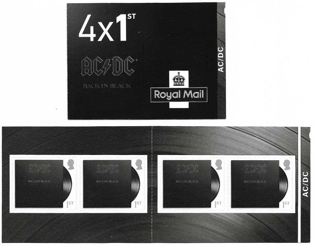 CS2 2025 AC/DC Self Adhesive Stamp Booklets