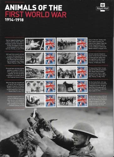 CS30 Animals of the First World War (Royal Mail Commemorative Sheets)