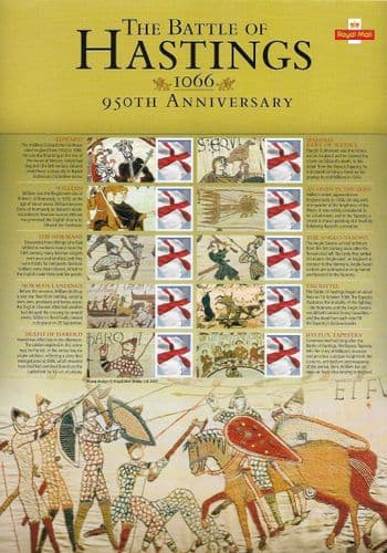CS33 The Battle of Hastings 950th Anniversary  (Royal Mail Commemorative Sheets)