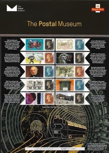 CS34 The Postal Museum  (Royal Mail Commemorative Sheets)