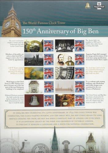 CS5 Big Ben (Royal Mail Commemorative Sheets)