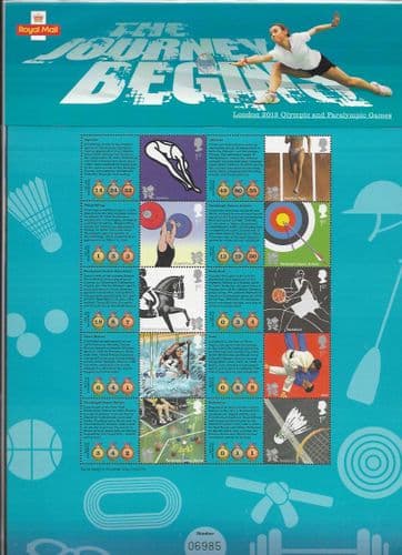 CS7 Olympic & Paralympic Games I (Royal Mail Commemorative Sheets)