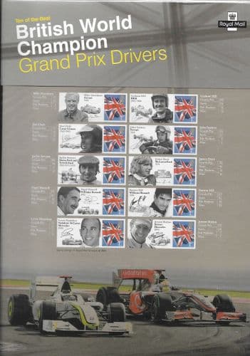 CS9 Grand Prix (Royal Mail Commemorative Sheets)