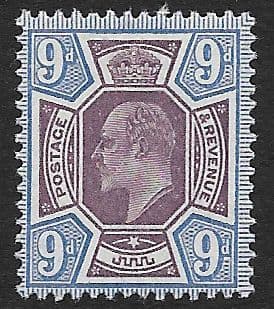 Edward VII Specialised Shades Unmounted Mint