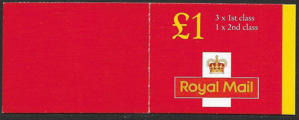 FH44a New Style 1st/2nd Postcodes Plain v Left 1 00 Folded Booklets