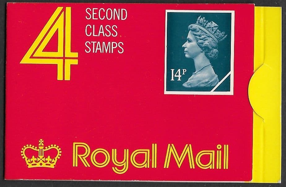 GB3 56p Window Barcode Stamp Booklet Cylinder B26
