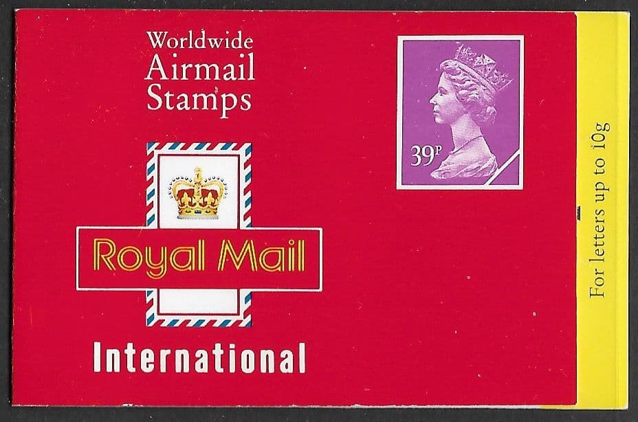 GD4a  78p Window Barcode Stamp Booklet
