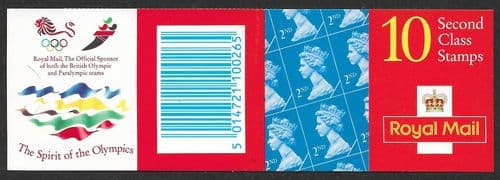 HC17 Booklet Printed by Harrison 10x 2nd Class Stamps (10x SG1664)