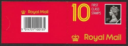 HD1a Booklet (With Rate Chart) Printed by Harrison 10x 1st Class Stamps (Pane1447L)