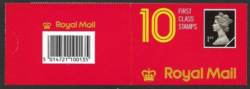 HD2 Booklet Printed by Questa 10x 1st Class Stamps (10x SG1452)
