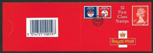 HD6 Booklet Printed by Harrison 10x 1st Class Stamps (Pane 1512L)