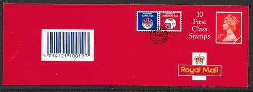 HD7 Booklet Printed by Walsall 10x 1st Class Stamps (Pane 1516m)