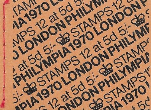 HP34 No Date 5/- Machin Pre-Decimal Stitched Stamp Booklet