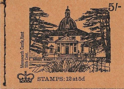 HP37 October 1970 5/- Machin Pre-Decimal Stitched Stamp Booklet