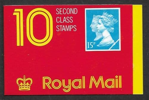JC3 Booklet Printed By Walsall 10x15p Stamps (Pane 1475m)