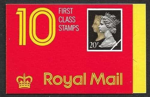 JD1 Booklet Printed By Harrison 10x20p Stamps (Pane 1469m)