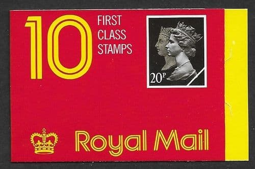 JD3 Booklet Printed By Walsall 10x20p Stamps (Pane 1476n)