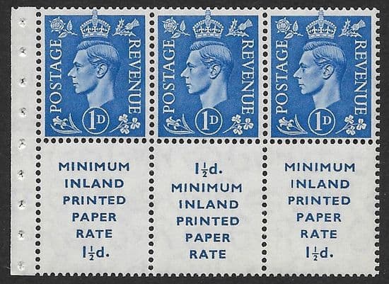 King George VI Booklet Panes