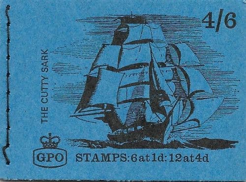 LP46 July 1968 4s6d Machin Pre-Decimal Stitched Stamp Booklet