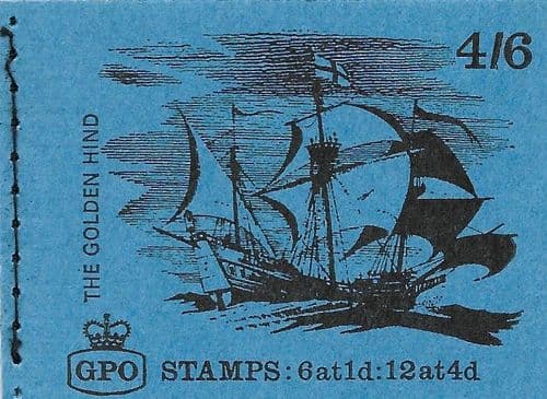 LP47 September 1968 4s6d Machin Pre-Decimal Stitched Stamp Booklet