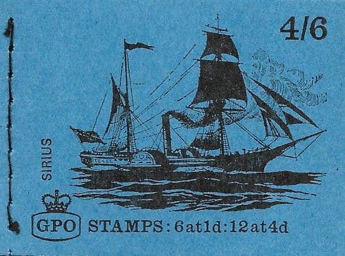 LP51 May 1969 4s6d Machin Pre-Decimal Stitched Stamp Booklet