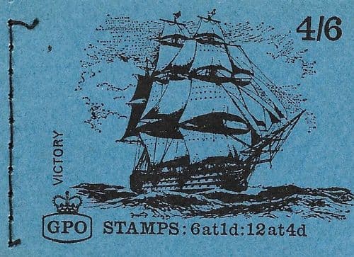 LP56 March 1970 4s6d Machin Pre-Decimal Stitched Stamp Booklet