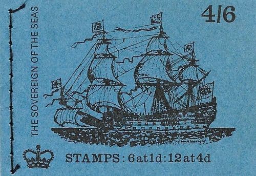 LP59 October 1970 4s6d Machin Pre-Decimal Stitched Stamp Booklet