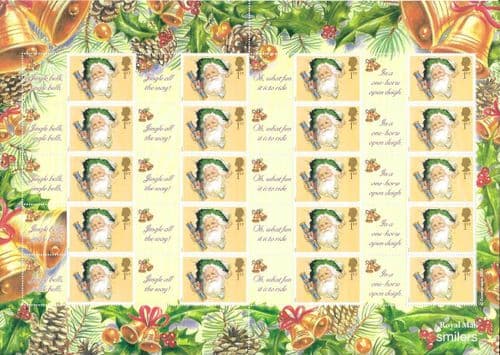 LS10 2002 Christmas (Smilers Sheet)