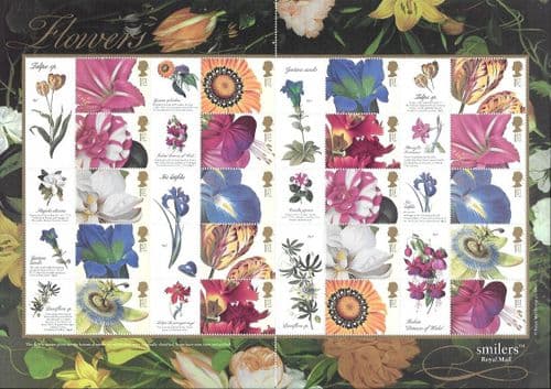 LS11 2003 Flowers (Smilers Sheet)