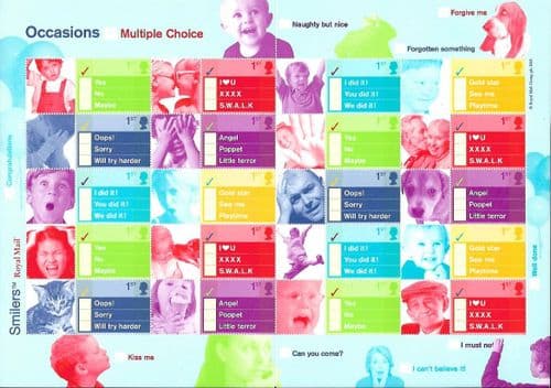 LS12 2003 Occasionss (Smilers Sheet)