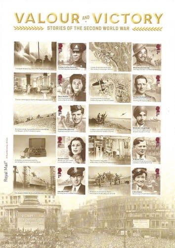 LS171 2025 Valour & Victory Stories of World War II (Smilers Sheet)