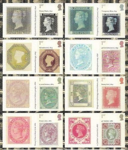 LS178 2025 Stamps of Queen Victoria - Set of 8  Stamps with Labels  (Post Office Label Sheets)
