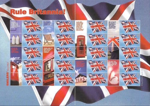 LS20 2004 Rule Britannia (Smilers Sheet)
