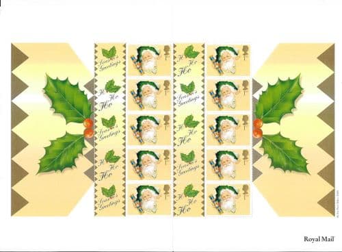 LS3 2000 Christmas Cracker (Royal Mail Imprint) (Smilers Sheet)