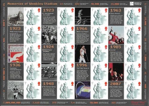 LS39 2007 Memories of Wembley Stadium (Smilers Sheet)