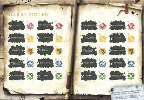 LS41 2007 Harry Potter (Smilers Sheet)