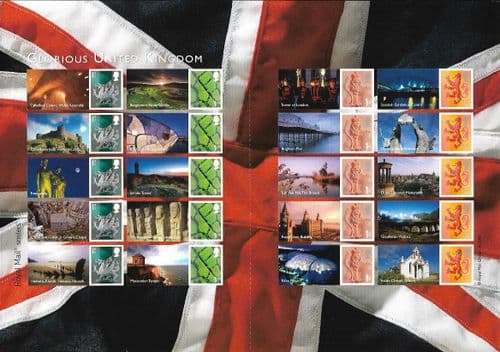 LS49 2008 Glorious United Kingdom (Smilers Sheet)