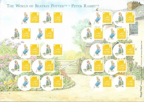LS50 2008 Smilers For Kids - New Baby - Beatrix Potter (Smilers Sheet)