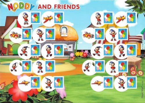 LS53 2008 Smilers For Kids - Balloons - Noddy and Friends (Smilers Sheet)