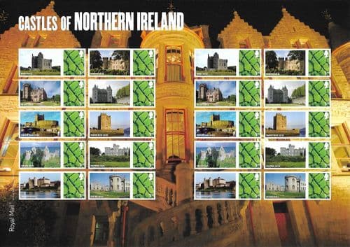 LS58 2009 Castles of Northern Ireland (Smilers Sheet)