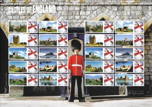 LS59 2009 Castles of England (Smilers Sheet)