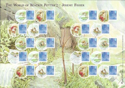 LS60 2009 Smilers for Kids - Jeremy Fisher - Beatrix Potter (Smilers Sheet)