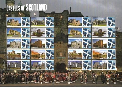 LS68 2009 Castles of Scotland (Smilers Sheet)
